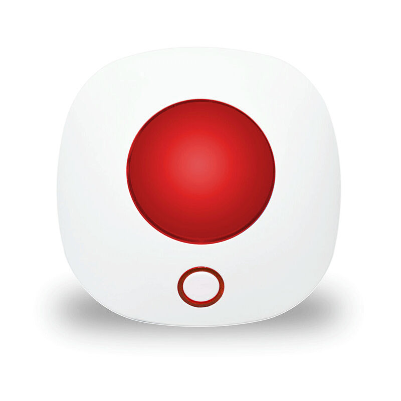 Aiperq - Sirène intelligente avec son et lumière, alarme Wi-Fi, sirène intérieure sans fil de 110 décibels