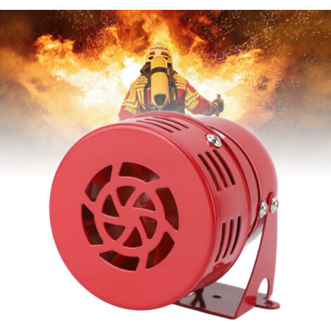 Sirene, Motorhupe, Summer, 110 dB, Mini-Elektro-Blitzlicht-Alarm für Fabriken, 110 V Wechselstrom, 102 x 75 mm