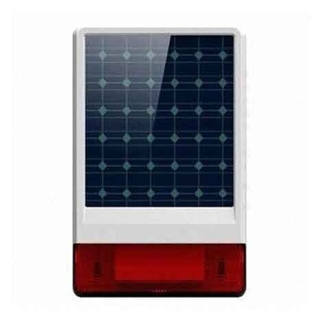 Sirene solaire exterieure avec flash
