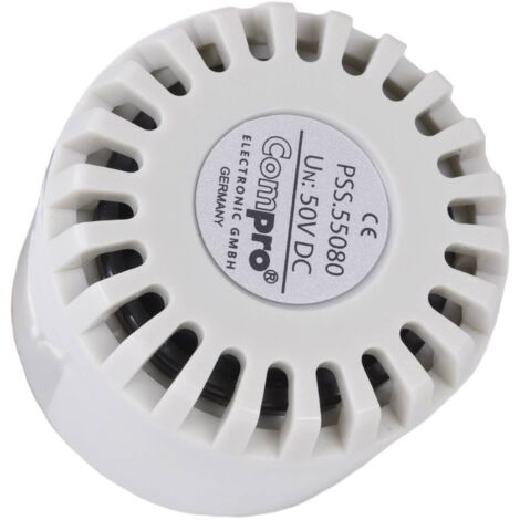 Sirène tonalité simple ComPro PSS.55.030.W 12 V/DC 110 dB 1 pc(s) S63377
