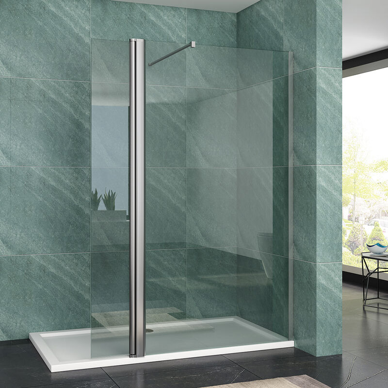 Sirhona - Panneaux Latéraux de Pare-Baignoire 6 mm Panneaux Latéraux Pliants pour Pare-Baignoire en Verre 300 x 1900 cm