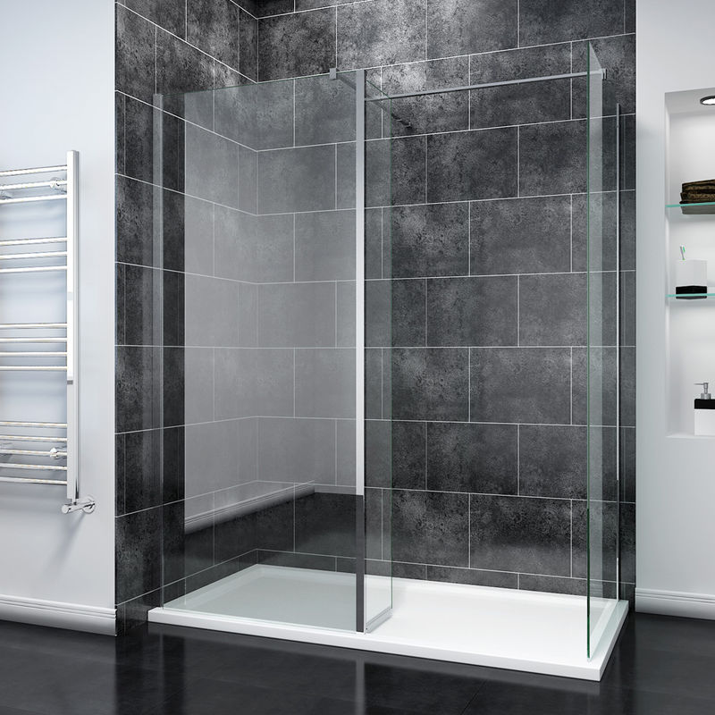 Sirhona Paroi De Douche L Italienne 70 X70x 190 Cm Avec Panneau De Verre De Mobile 30 Cm Et Receveur De Douche Et Raccords De Drainage 8mm Verre Trempe La Porte Douche Avec