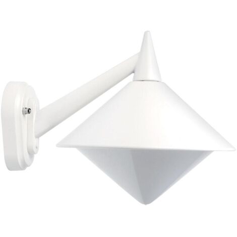 SIRIO Applique Mur Ext. IP43 IK08 blanc E27 75W max. Lpe non incl. ARIC 1889