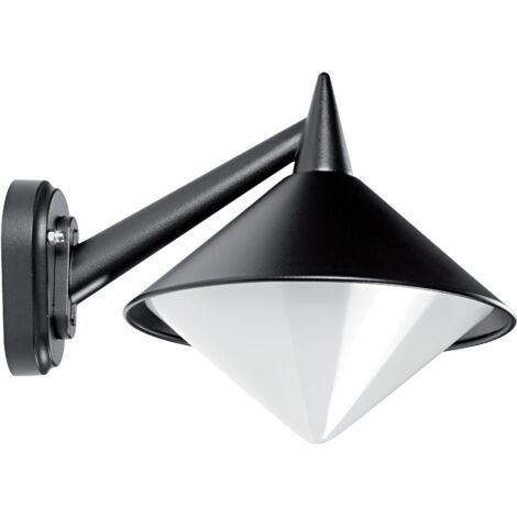 SIRIO Applique Mur Ext. IP43 IK08 noir E27 75W max. Lpe non incl. ARIC 1862