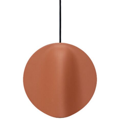 Sirio Lampe à suspension à LED, design moderne en céramique Terre cuite, module lumineux 8W 3000K, diamètre 24 cm, adaptée pour intérieur IP40