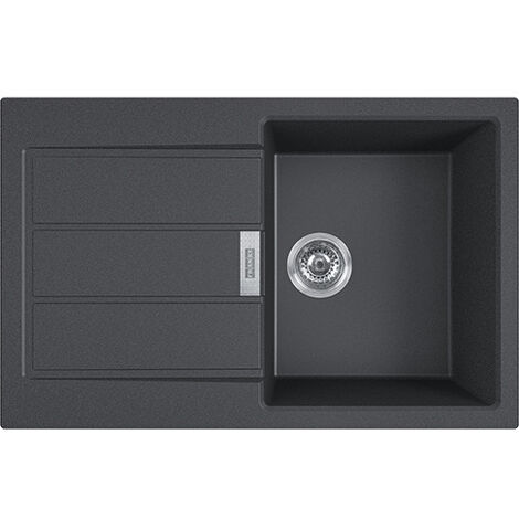 SIRIUS - 2.0 S2D 611-78 Tectonite® Fregadero empotrado Negro (S2D611-78C)
