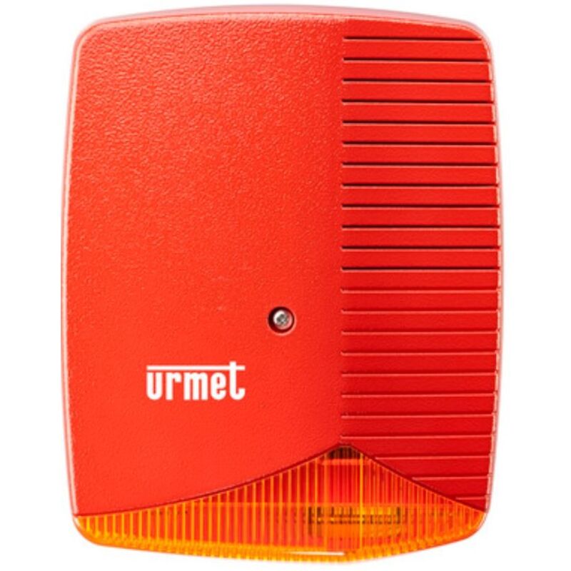 Sirène d'incendie extérieure Urmet avec feu clignotant EN54-3 1043/259