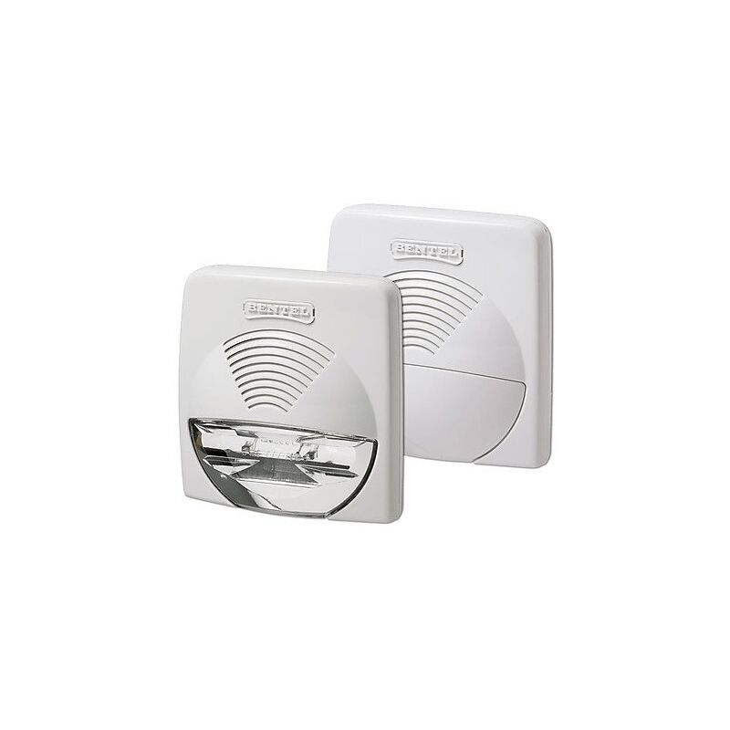Sirène intérieure blanche 12V avec alarme anti-vol stroboscopique Bentel wave-ws