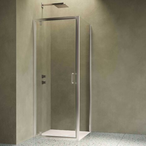 Siro - Box doccia ad angolo 90x70 cm con 1 anta a battente