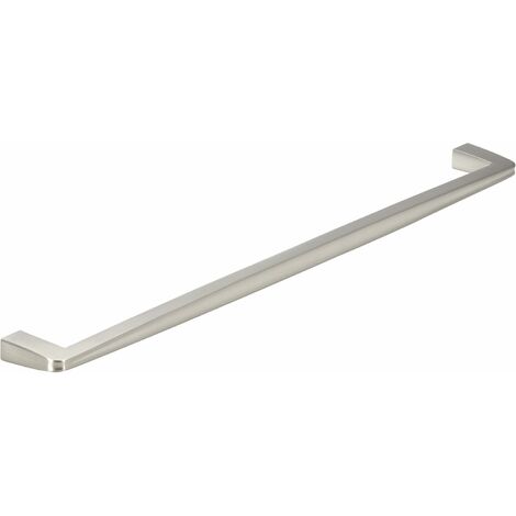 Siro Griff Bias LA 320mm - Möbelgriff - Griff für Möbel Breite 332mm, Zinkdruckgusss Edelstahl Effekt