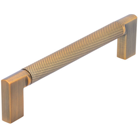 Siro Griff Textura L= 142 mm LA= 128 mm Messing antik