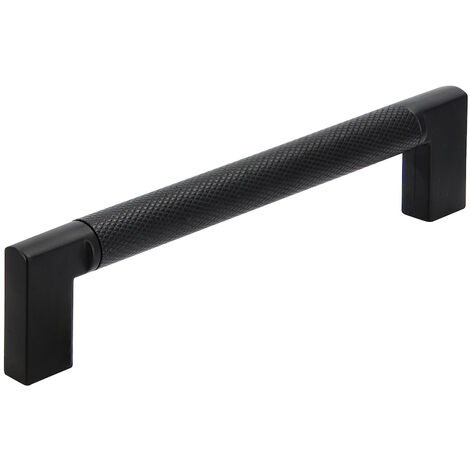 Siro Griff Textura L= 142 mm LA= 128 mm Schwarz matt
