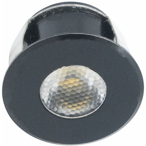 Siro Led Einbaustrahler SL-Mono Mini08, ansteuer- und dimmbar, 4000K neutralweiß, schwarz matt, 24 V/DC