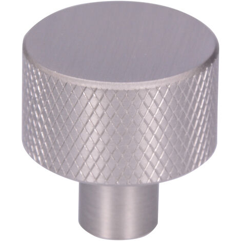 Siro Möbelknopf Textura L= 24 mm Edelstahleffekt matt