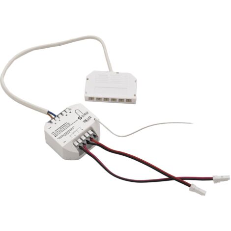 Siro PushPower Empfänger DUO2POL passend zu LED Funk Lichtschalter, 24 V/DC