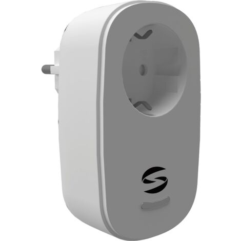 Siro PushPower Led Funksteckdose Empfänger Mono passend zu Push Power Funk Lichtschalter, 230V
