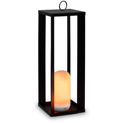 SIROCO 50 cm di altezza. Lampada decorativa senza fili per interni ed esterni. Luce LED ricaricabile via USB. Prodotto in Spagna