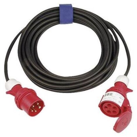 Sirox 362.010 Prolunga elettrica nera 10 m 16 A