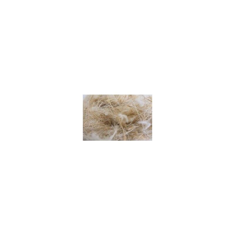 

material para nidos SISAL FIBRE, sisal, pelo, juta y algodón 500 gr