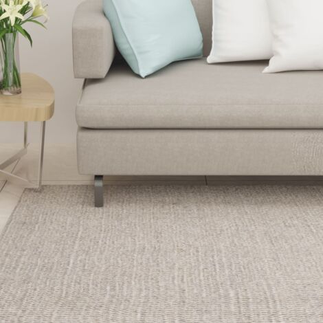 Sisalteppich für Kratzbaum，Fußmatte，Wohnzimmer Teppiche，Bettvorleger Sandfarben 80x250 cm VESS566512 MaisonChic