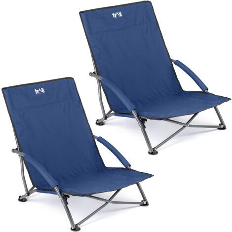 Sisken Low Folding Beach Chair