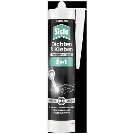 Sista 2in1 Hybrid Dicht- und Klebstoff Herstellerfarbe Schwarz SHDS3 280 ml