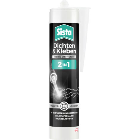 Sista 2in1 Hybrid Dicht- und Klebstoff Herstellerfarbe Weiß SHDW3 280 ml