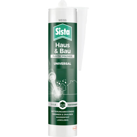 Sista Haus & Bau Dichtstoff Herstellerfarbe Weiß SHURW 280 ml