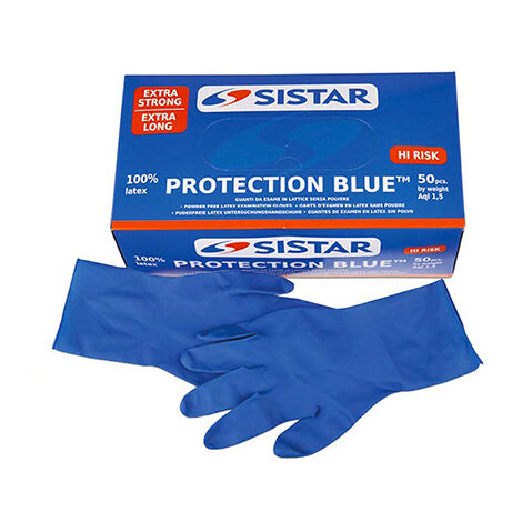 SISTAR 551.2970.8 GUANTI PROTECTION BLU MISURA 8 PEZZI 50