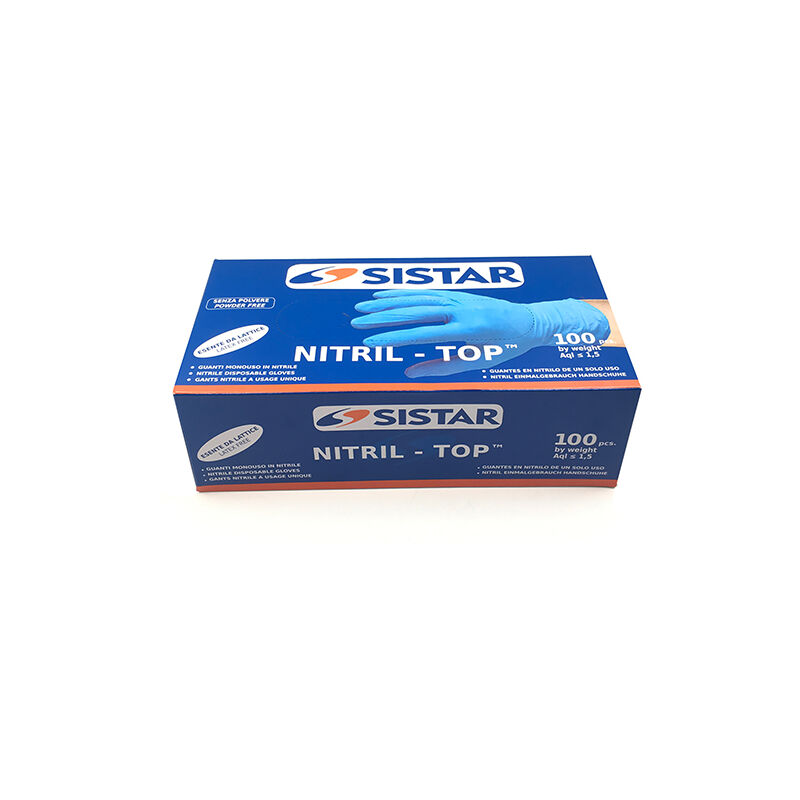 Sistar - 553.2751.L gants nitril-top taille l 100 pieces