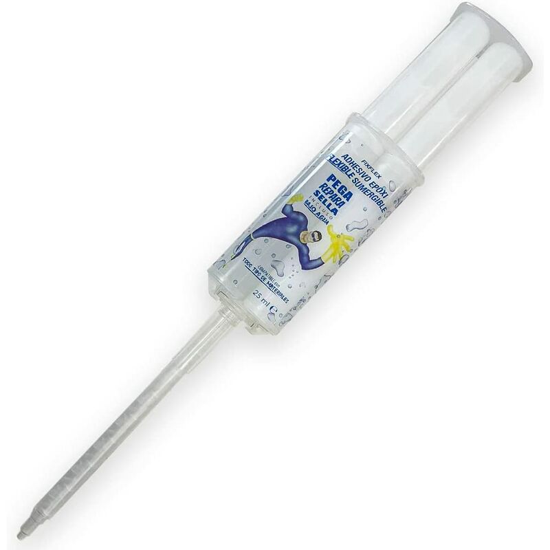 

Adhesivo epoxi extrafuerte rápido, flexible bajo agua piscina, fixflex, TECNOL