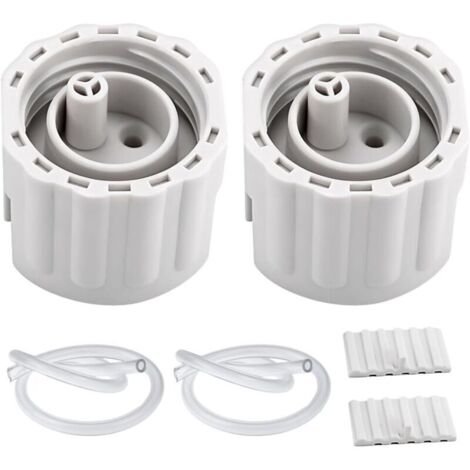 Sistema automatico di riempimento per acquario, set da 2 pezzi, per acquari di piccole dimensioni con spessore da 3 a 10 mm (con coperchio, non adatto per acquari rotondi).