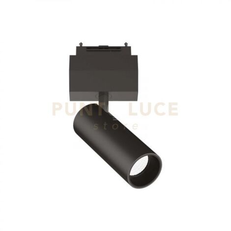 Sistema Binario Arca Alluminio Nero Led 14W 3000K Luce Calda