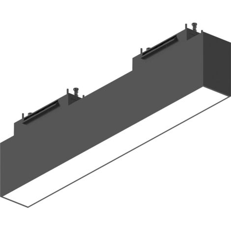Sistema Binario Arca Metallo Nero Led 13W 3000K Luce Calda