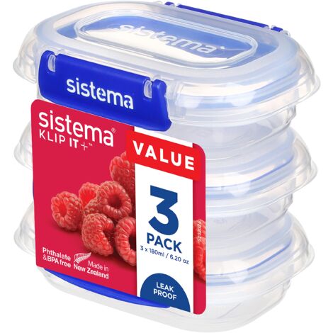 Sistema Contenitori per Alimenti, 180 ml