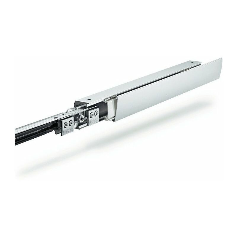

Geze - Sistema de corredera Levolan 60 60kg 1650mm hoja de cristal look acero inoxidable completo.