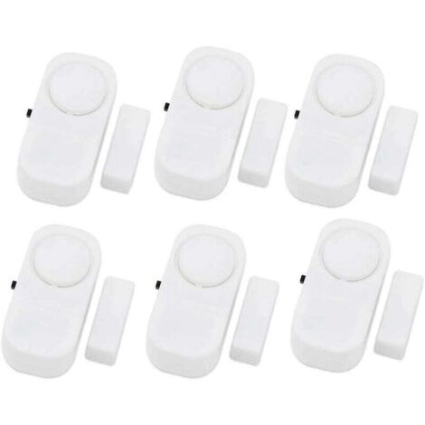 Sistema de alarma de seguridad inalámbrico para puertas y ventanas Pack 6