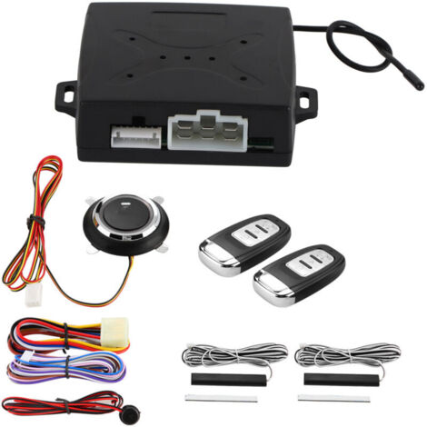 Sistema de alarma para automóvil, arranque remoto confiable y sistema antiinterferencias para mantenimiento.