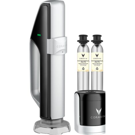 Sistema de almacenamiento de vino espumoso CORAVIN - Negro/Plateado