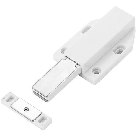 Sistema de apertura magnética para puertas y cajones (4 unidades) con amortiguador magnético.