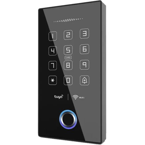 Sistema de control de acceso, huella dactilar, tarjeta RFID, WiFi, compacto, teclas táctiles SecureEntry-AC200