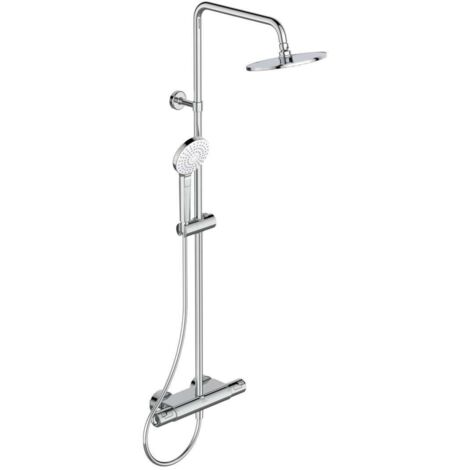 Sistema de ducha CERATHERM 50 Flexo de ducha 1500 mm cromado con termostato de ducha IDEAL STANDARD