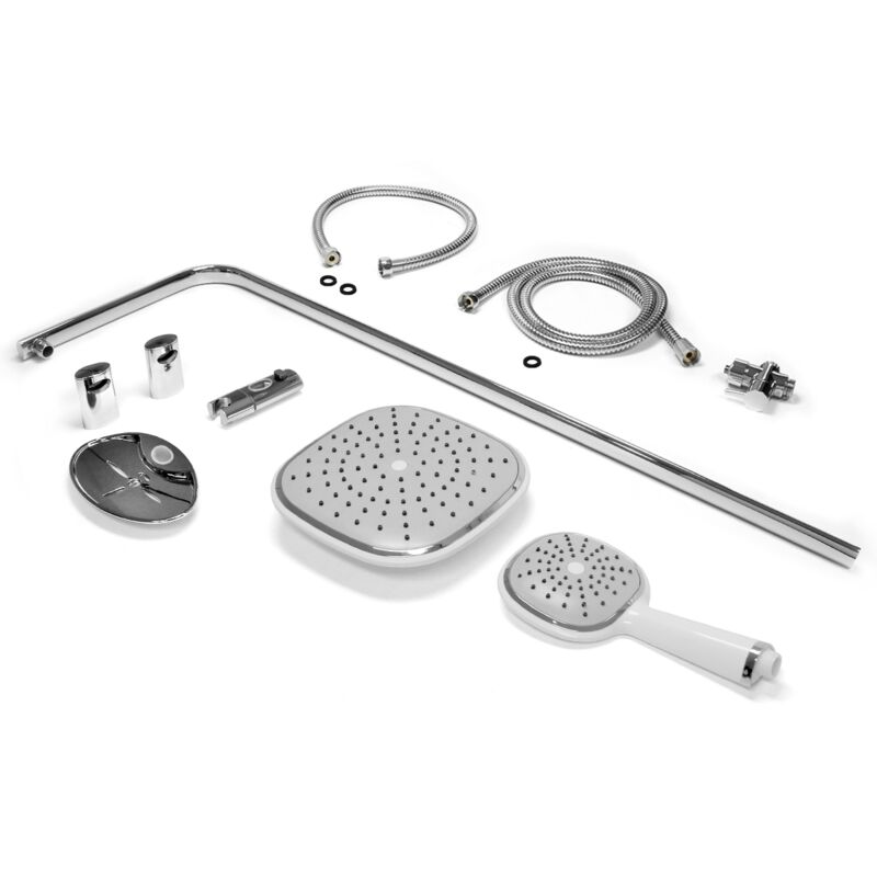 

Sistema de ducha grifo barra de lluvia con material de montaje boquillas antical