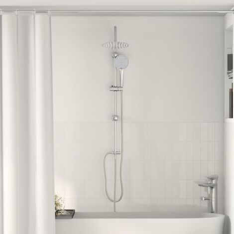 Sistema de Ducha Plateado 47 x 20 x 95 cm Acero inoxidable