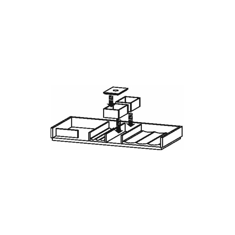 

Sistema de equipamiento Duravit, adecuado para ancho de armario 1020mm, sin sifón, para extraíble UV98370, Color (frente/cuerpo): arce macizo