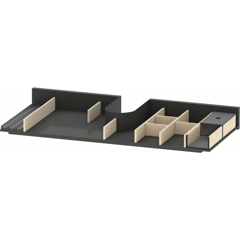 

Sistema de equipamiento Duravit para anchuras de mueble de 100,0 cm, incluido el recorte de sifón, Color (frente/cuerpo): arce macizo - UV997607878