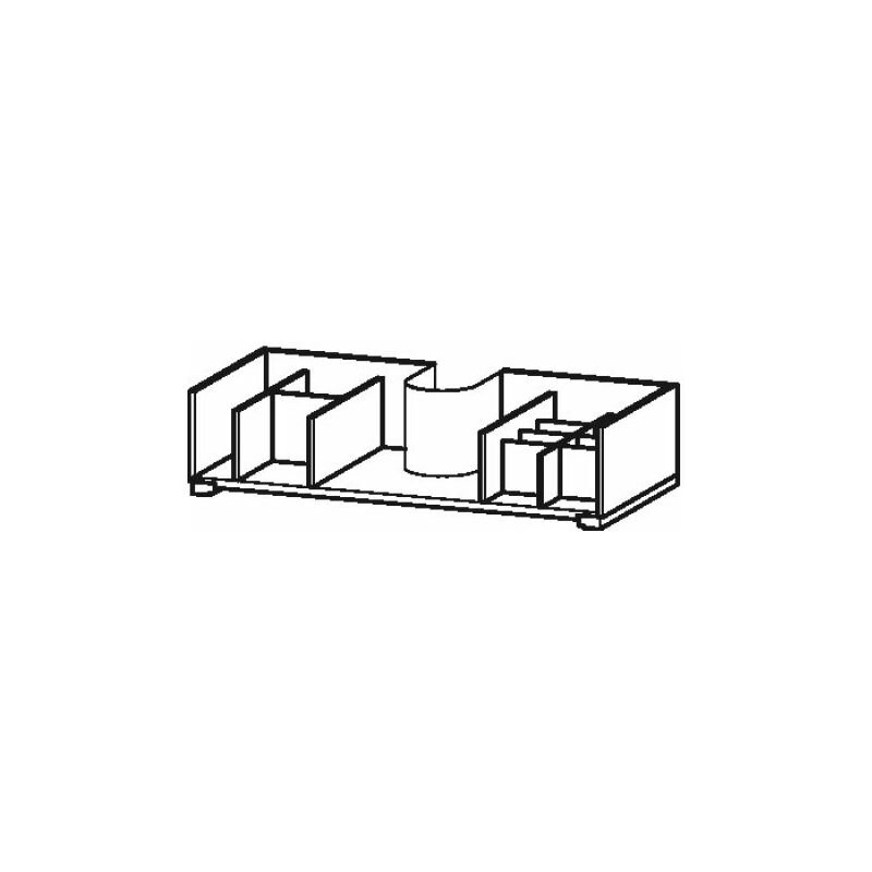 

Duravit Ag - Sistema de equipamiento Duravit para anchuras de mueble de 750 mm, incl. hueco para sifón UV99310, Color (frente/cuerpo): arce macizo