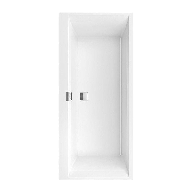 

Villeroy&boch - Sistema de hidromasaje, Squaro Edge 12, Bañera, UBQ170SQE2DV, Rectangular, Quaryl®, 1700 x 750 mm, Star White, Combipool Entry (CE),