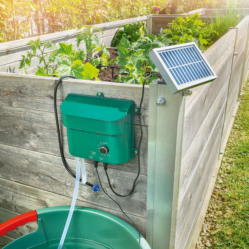 

Sistema de irrigación solar para plantas esotec 101100