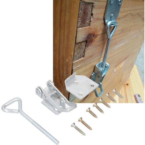 Sistema de montaje desmontable para colmenas: Sistema de sujeción ajustable, 5 conectores metálicos para montaje inferior/superior - Accesorios de apicultura (550 g)